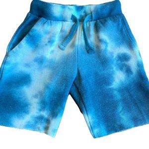 NWOT Super Soft Rowdy Sprout Blue Tie-Dye Boy Shorts 2T